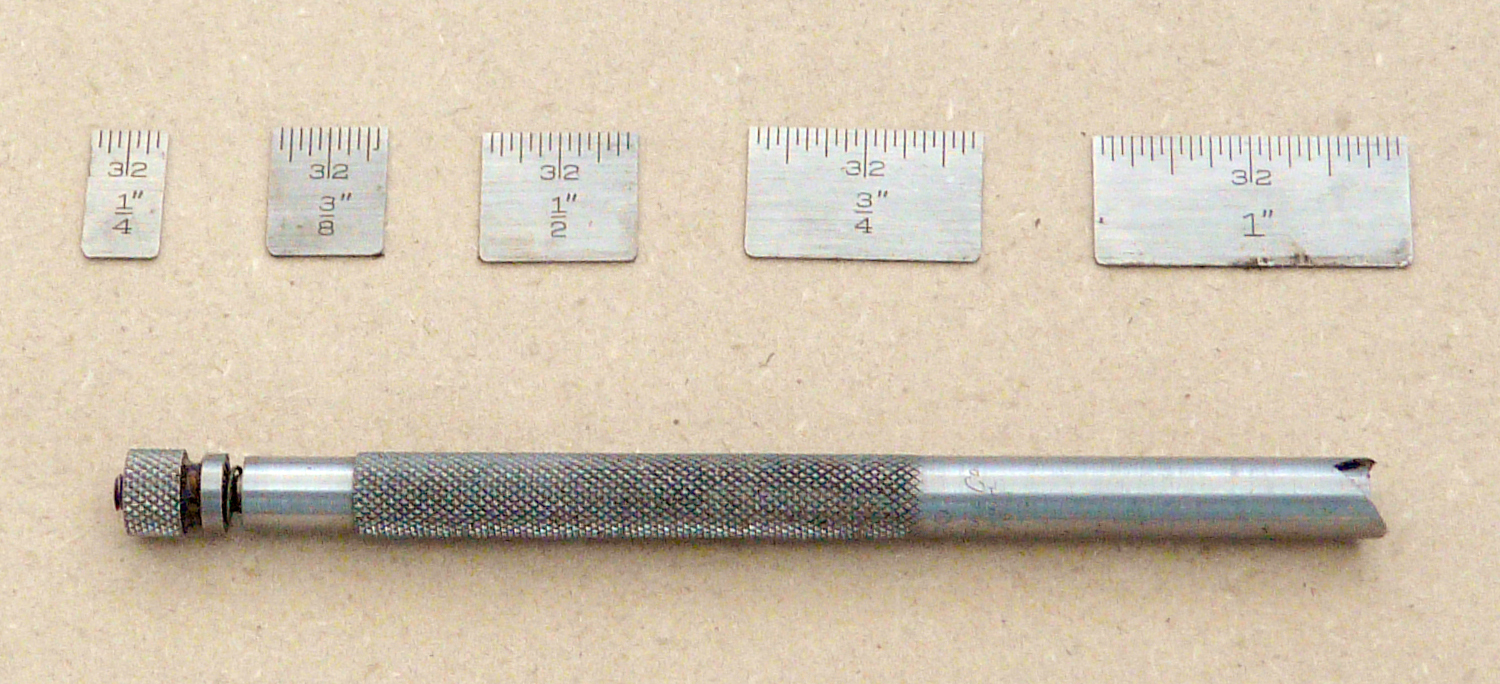 2 Machinist Rulers Gauges / General Stainless No 301 Pocket Clip Ruler &  Lufkin Rule Co No 2310 / Made in USA 